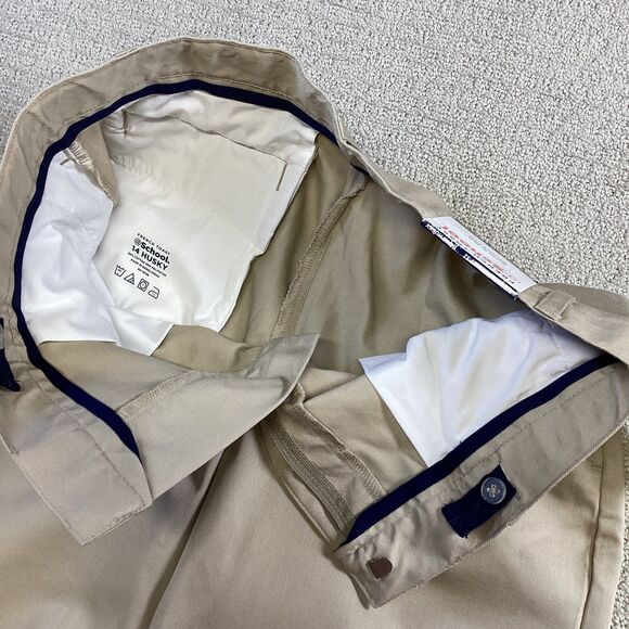 French Toast School Uniform Khaki Shorts -‎ Adjustable Waist - Boys Husky - Picture 3 of 6